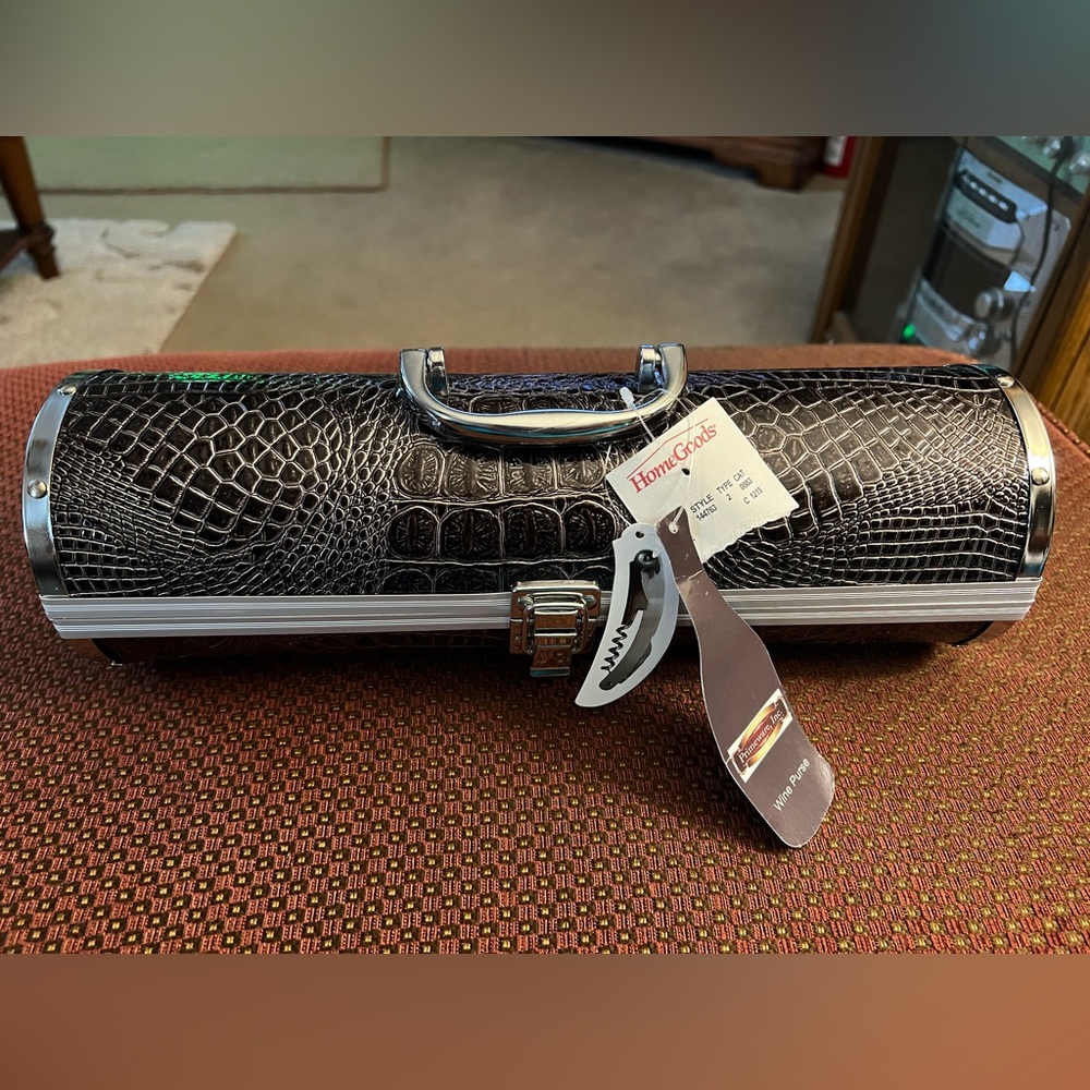 HomeGoods Wine Purse + Corkscrew